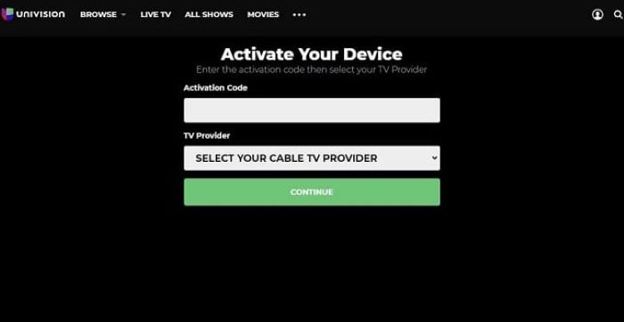 Univision.com/Activate: How to Activate Univision on Your Device